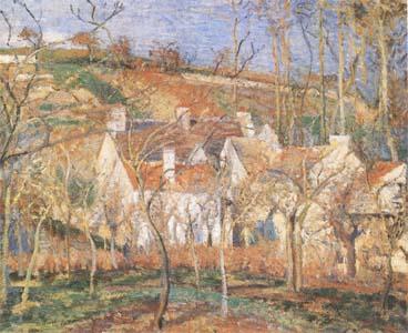 Camille Pissarro Red Roofs(Village Cornet,Impression of Winter) (mk09)